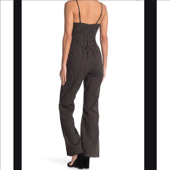 - Cupcakes & Cashmere Striped Corset Jumpsuit - Picture 2 of 10